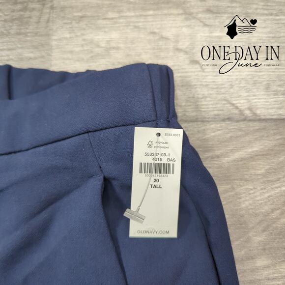 Old Navy Plus Size High Waist Pull On Pants Size 20 Tall - Picture 2 of 6